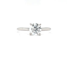 Load image into Gallery viewer, White Gold Lab Created Diamond Solitaire Engagement Ring
