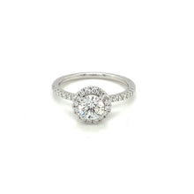 Load image into Gallery viewer, Round Lab Grown Diamond Engagement Ring in White Gold
