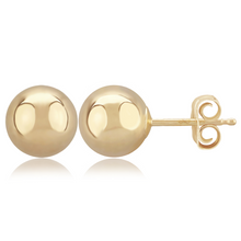 Load image into Gallery viewer, Yellow Gold Ball Stud Earrings
