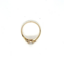 Load image into Gallery viewer, Oval Opal Ring in Yellow Gold with Diamond Accents
