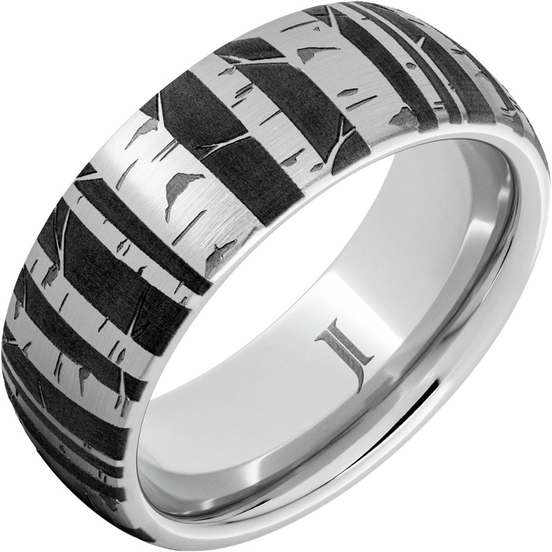 Serinium® Aspen Grove Ring with Satin Finish Size 9