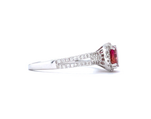 Load image into Gallery viewer, Pink Tourmaline and Diamond Ring
