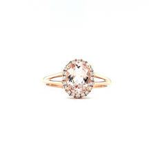 Load image into Gallery viewer, Morganite and Diamond Ring
