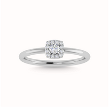 Load image into Gallery viewer, 1/3cttw Halo Style Engagement Ring
