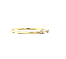 Load image into Gallery viewer, Yellow Gold and Diamond Anniversary Band
