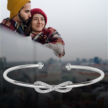 Load image into Gallery viewer, Infinity Flexible Bangle Bracelet
