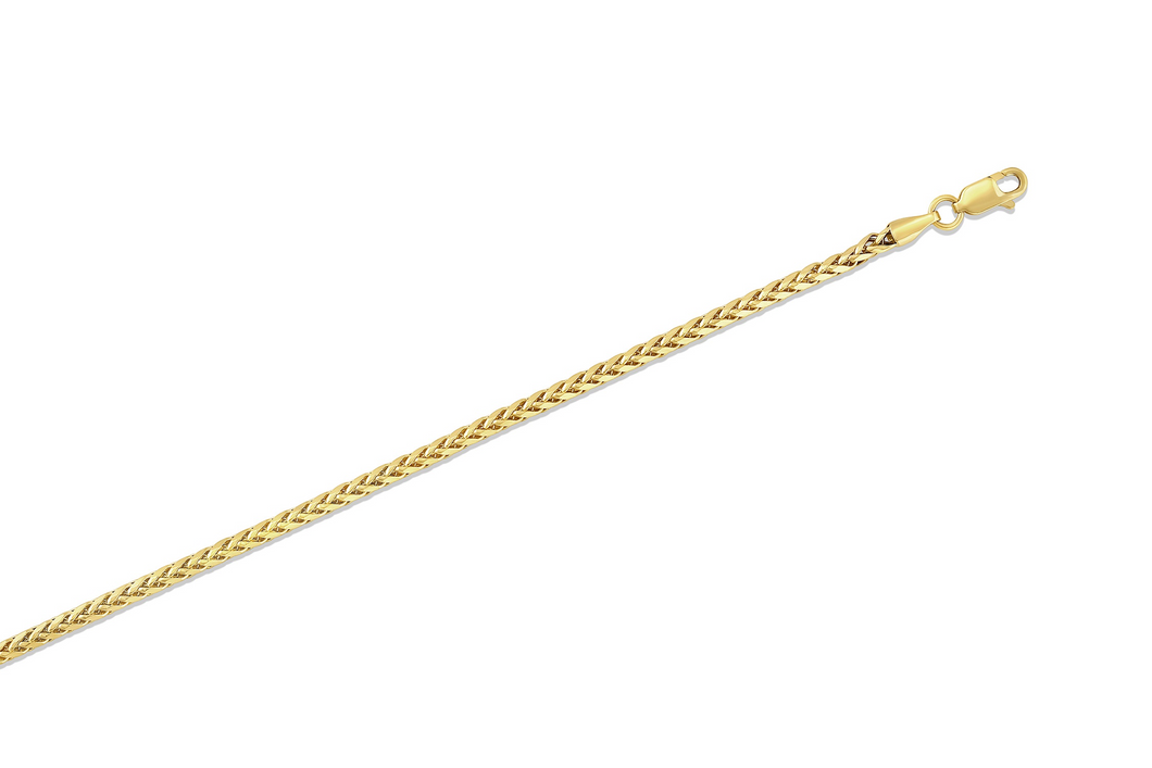 Palm Link Yellow Gold Bracelet