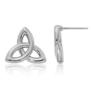 Sterling Silver Celtic Infinity Earrings