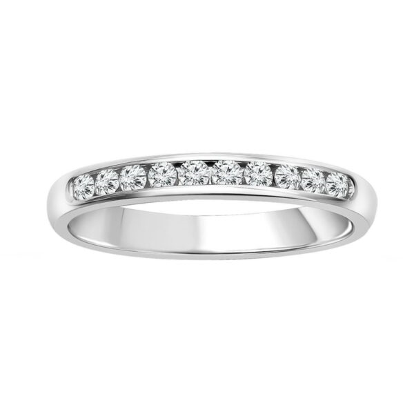 1/4cctw Diamond Channel Set Anniversary Band