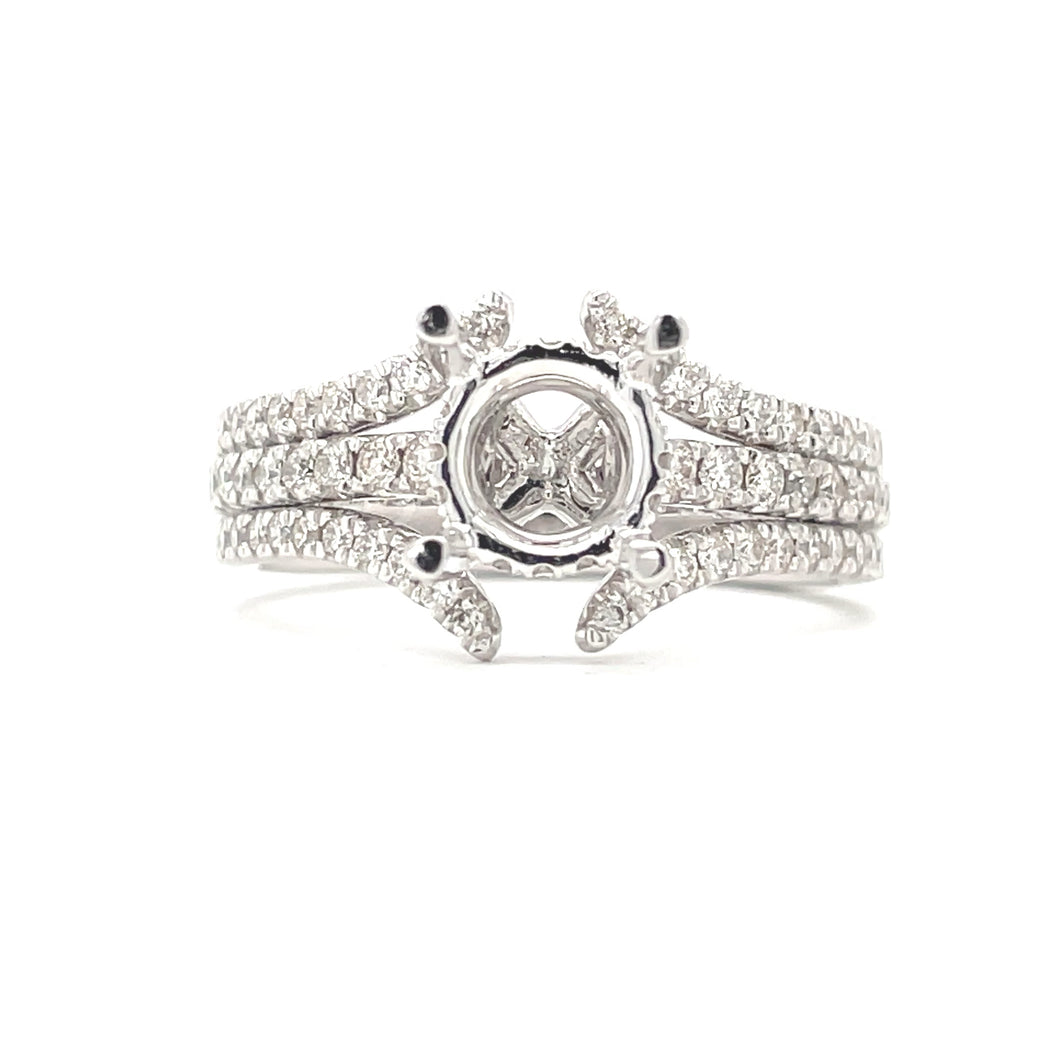 Platinum Diamond Ring Setting