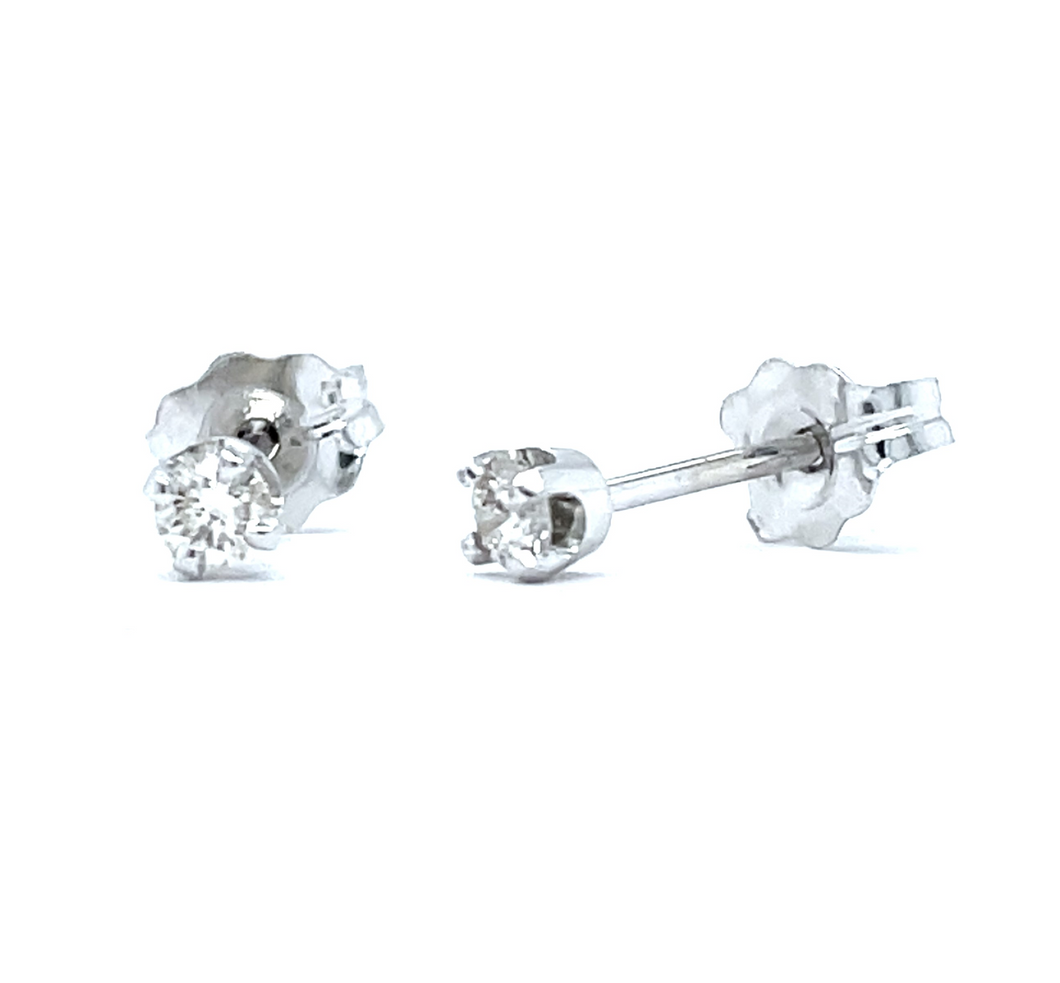 Natural Diamond Studs .10cttw