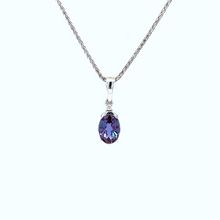 Load image into Gallery viewer, Alexandrite and Diamond Pendant
