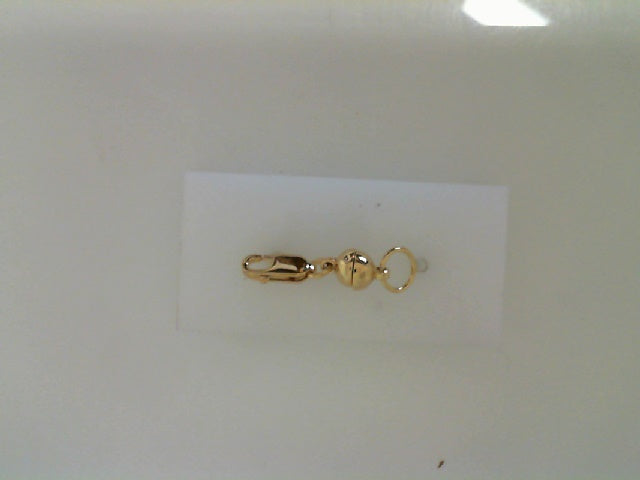 Gold over sterling silver magnetic clasp