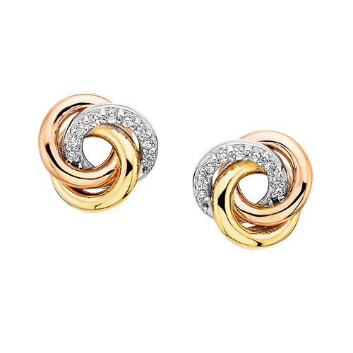 embraceable you interlocking circles earrings