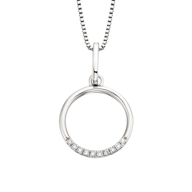 Diamond Circle Pendant