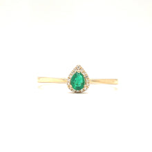 Load image into Gallery viewer, Emerald and Diamond Ring
