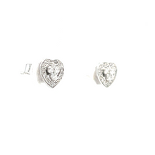 Load image into Gallery viewer, Heart Shaped Natural Diamond Studs
