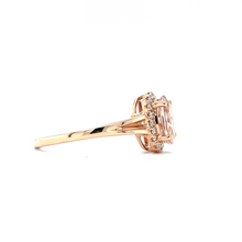 Load image into Gallery viewer, Morganite and Diamond Ring
