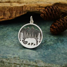 Load image into Gallery viewer, Bear in the Mountains Pendant
