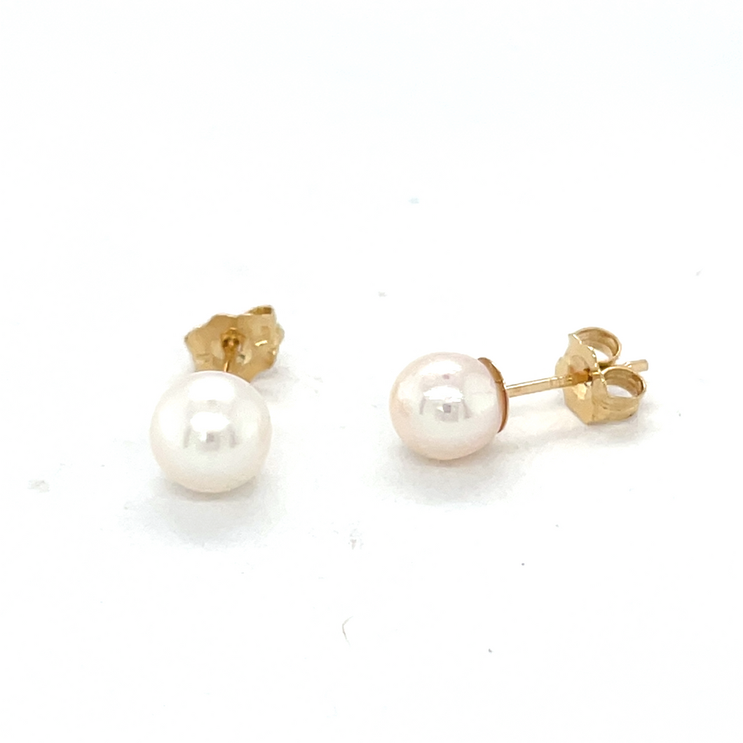 Pearl Stud Earrings