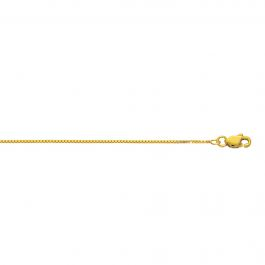 18 Inch Yellow Gold Box Chain