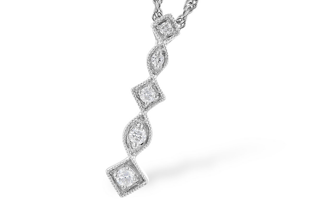 Vintage Inspired Diamond Necklace