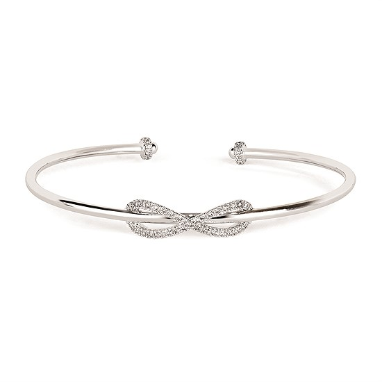 Infinity Flexible Bangle Bracelet