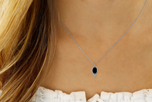 Load image into Gallery viewer, Onyx White Gold Necklace
