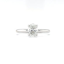 Load image into Gallery viewer, Oval Lab Created Diamond Solitaire Engagement Ring
