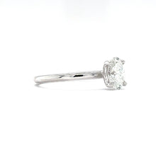 Load image into Gallery viewer, Oval Lab Created Diamond Solitaire Engagement Ring
