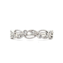 Load image into Gallery viewer, White Gold and Diamond Filigree Side Band
