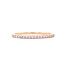 Load image into Gallery viewer, Rose Gold Diamond Side Band 1.25mm
