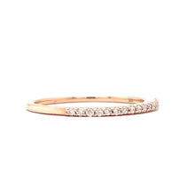 Load image into Gallery viewer, Rose Gold Diamond Side Band 1.25mm
