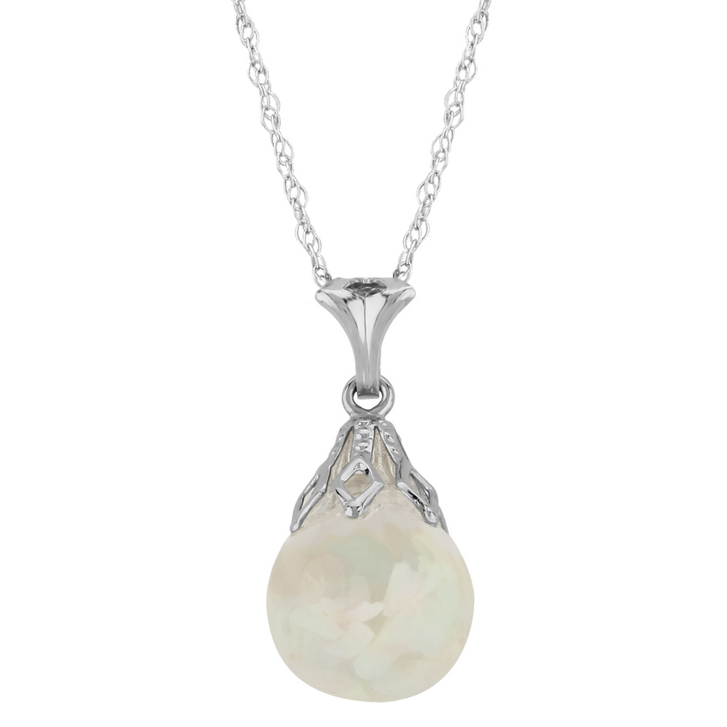 Floating Opal Necklace