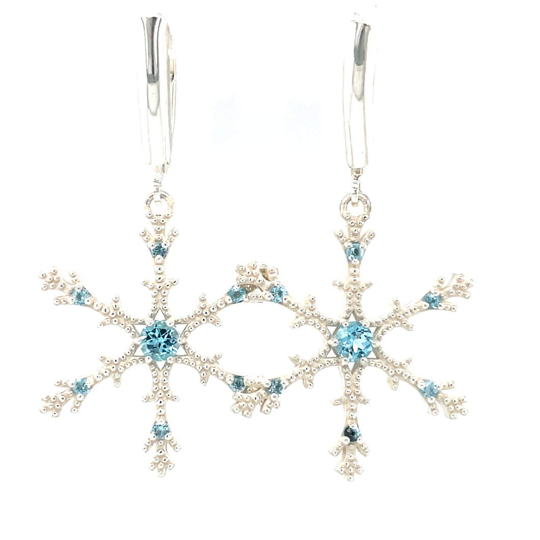 Snowflake earrings