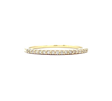 Load image into Gallery viewer, Yellow Gold and Diamond Anniversary Band
