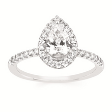 Load image into Gallery viewer, Lab Grown Pear Shaped Diamond Engagement Ring
