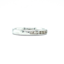 Load image into Gallery viewer, Natural Diamond Channel Set Anniversary Band .10cttw
