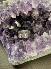 Load image into Gallery viewer, Hand Forged Silver and Ruby Ring
