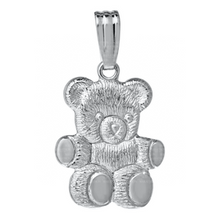 Load image into Gallery viewer, Sterling Silver Teddy Bear Necklace
