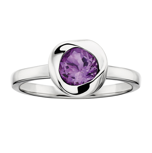 Sterling Silver Amethyst Ring