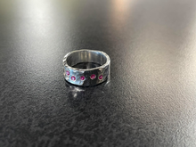 Load image into Gallery viewer, Hand Forged Silver and Ruby Ring
