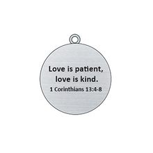 Load image into Gallery viewer, Sterling Silver Love is Patient Pendant
