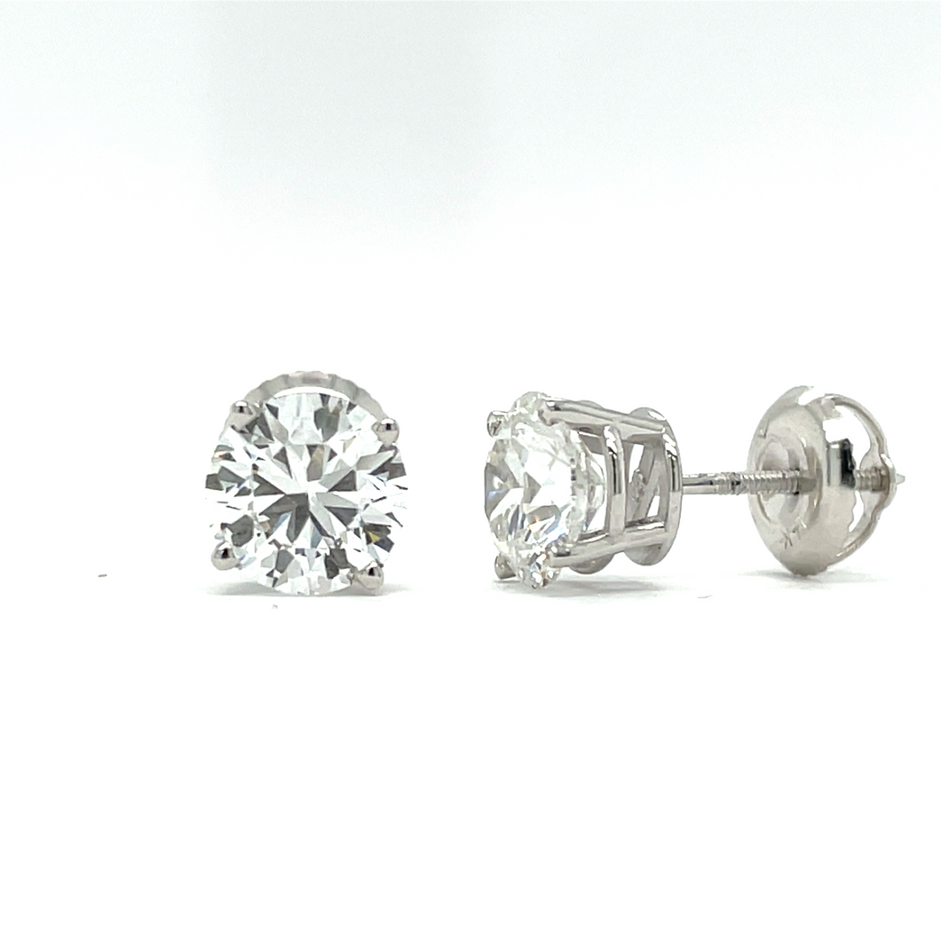 Lab Grown Diamond Stud Earrings 2cttw