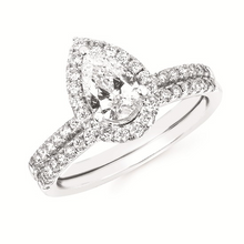 Load image into Gallery viewer, Lab Grown Pear Shaped Diamond Engagement Ring
