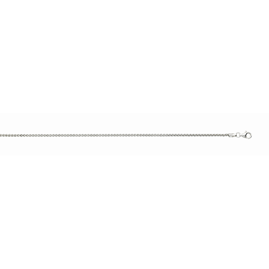 1.5mm 22 Inch Sterling Silver Wheat Chain