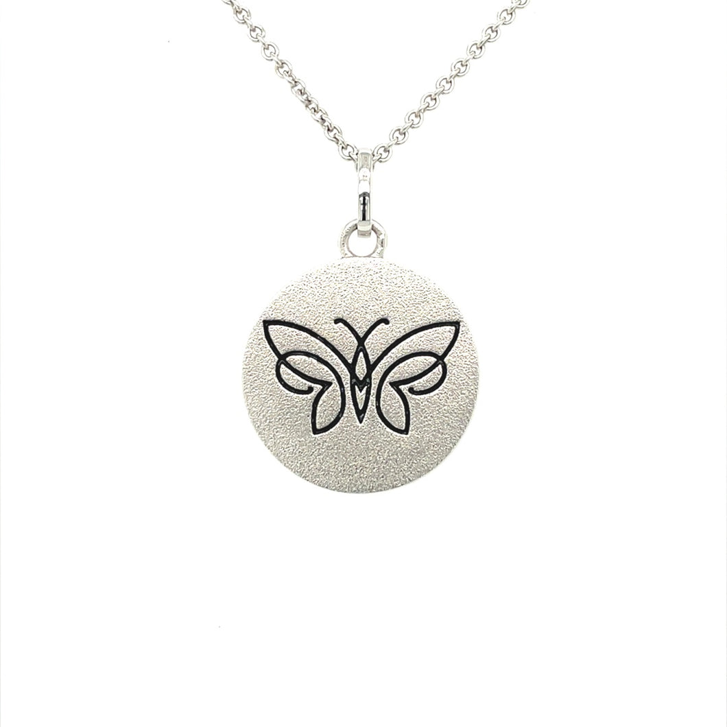 Butterfly Baby’s Breath Necklace