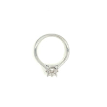 Load image into Gallery viewer, Princess Modern White Gold and Diamond Engagement Ring
