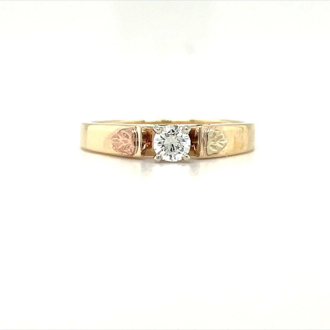 Black Hills Gold Diamond Ring
